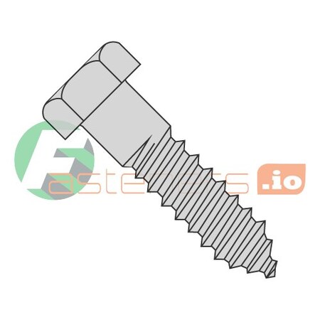 Newport Fasteners Lag Screw, 3/4 in, 7 in, Steel, Hot Dipped Galvanized Hex 25 PK 432992